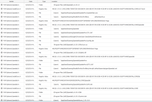 screenshot of malware install